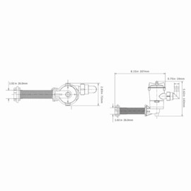 Beluchterspomp (Livewell pomp), 12V, 44.4 L/min