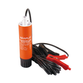 Dompelpomp (onderwaterpomp), 12V, 20.2 L/min, met 1 meter kabel