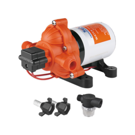 Membraanpomp (drinkwaterpomp), 24V, 10.6 L/min, uitschakeldruk 3.1 bar