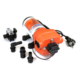 Membraanpomp (drinkwaterpomp), 230V, 12.5 L/min, uitschakeldruk 2.4 bar