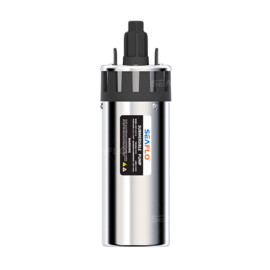 Heavy duty dompelpomp roestvrij staal, perfect in combinatie met zonnepanelen, 24V, pompen tot 70 meter diepte