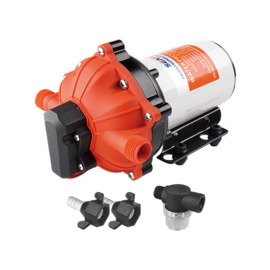 Heavy Duty Membraanpomp, 12V, 18.9 L/min, Inschakeldruk 1.4 bar, Uitschakeldruk 4.2 bar
