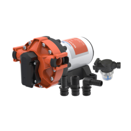 Heavy duty membraanpomp (drinkwaterpomp) met automatische flow control, 24V, 18.9 L/min, uitschakeldruk 4.8 bar