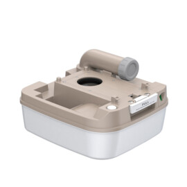 Draagbaar toilet 12L, Spoelwatertank: 10 liter, Afvaltank: 12L